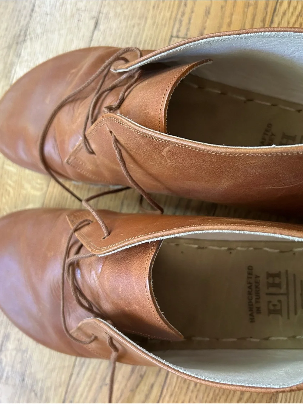 Earthing Harmony Barefoot Leather Shoes | Honey Brown | EU 46 | Made in Turkey